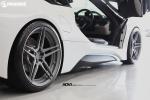 BMW i8 Crystal White Pearl Metallic by ProDrive on ADV.1 Wheels (ADV05 M.V2 CS) 2017 года